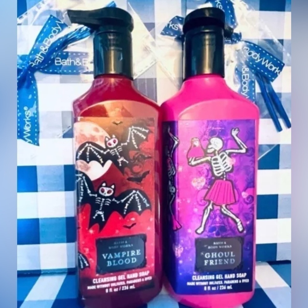 BATH & BODY WORKS 2024 Halloween Ghoul Friend & Vampire Blood Gentle Hand Gels